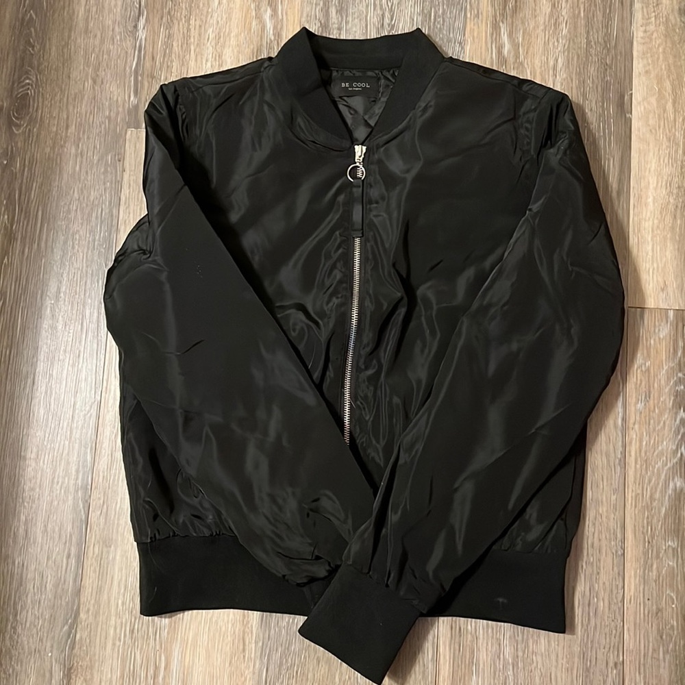 Black Bomber Jacket